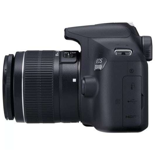 Canon EOS 1300D 18MP WiFi/NFC + Objetivo EF-S 18-55mm f/3.5-5.6 III