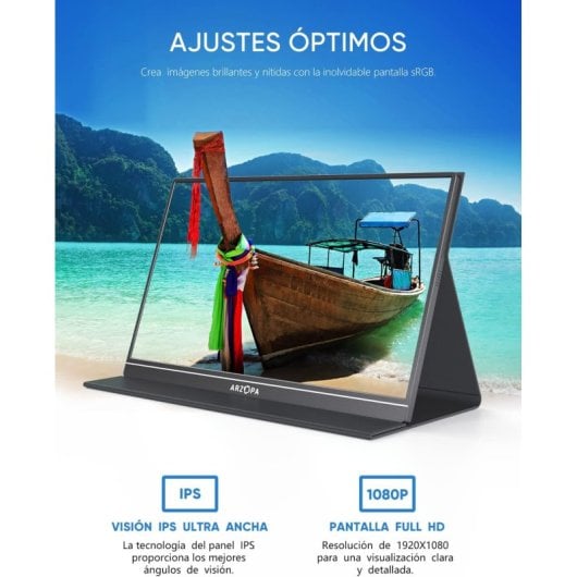 ARZOPA S1 Table 15.6" LED IPS FullHD USB-C