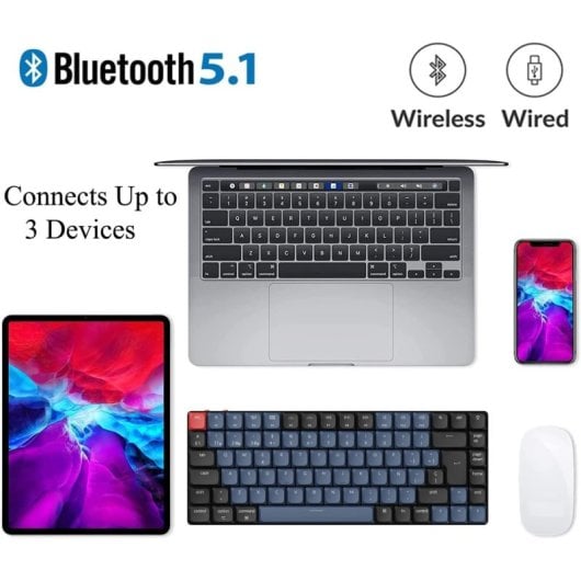 Keychron K3 Pro 75% clavier mécanique sans fil commutateur RGB Gateron marron noir clavier français