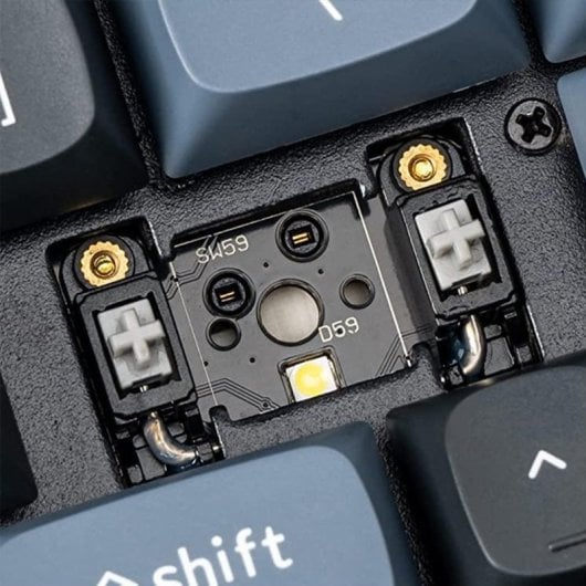 Keychron Q6 Pro QMK/VIA Teclado Mecánico Inalámbrico Fully Assembled Knob Red RGB Negro Teclado Francés