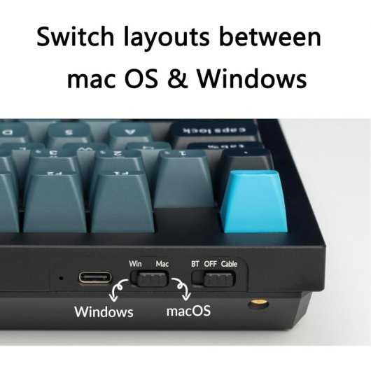Keychron Q6 Pro QMK/VIA Teclado Mecánico Inalámbrico Fully Assembled Knob Red RGB Negro Teclado Francés