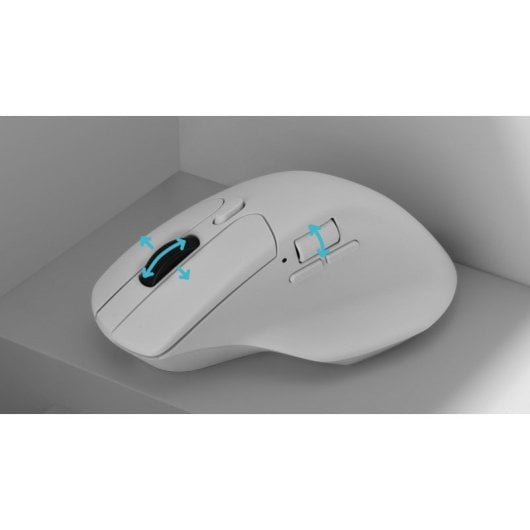 Keychron M6 78g Ratón Inalámbrico Bluetooth 1000Hz 26000DPI Blanco