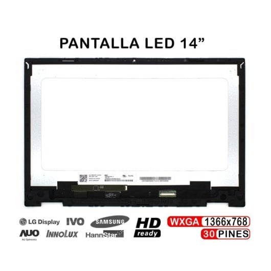 Portatilmovil 14-Zoll-LED-Bildschirm für Laptops der HP Pavilion X360 14-DW 14-DWXXX-Serie mit Rahmen