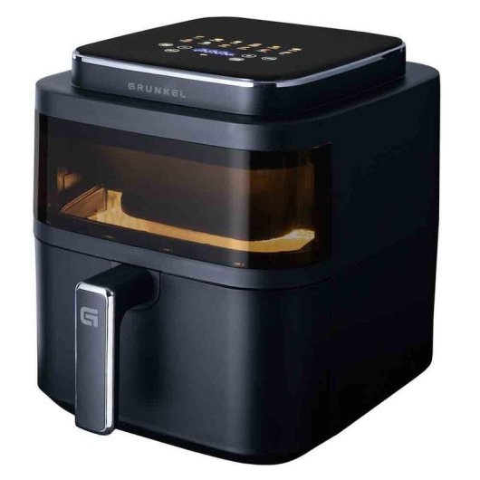 Airfryer Grunkel Black Light Fryer 6L 1400W 12 Programma's Touch Display