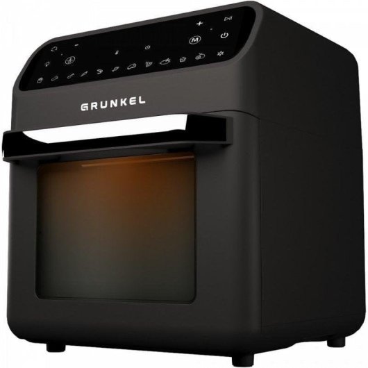 Airfryer Grunkel Black Fryer Oven 12L 1500W Fenêtre Programmes Automatiques