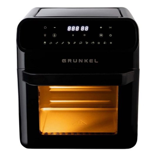 Airfryer Grunkel Black Fryer Oven 12L 1500W Fenêtre Programmes Automatiques