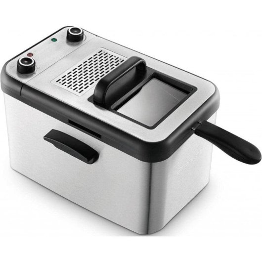 Friteuse Grunkel Maxi Fry Pro Venster 4,2L 3000W Inox Timer Geurfilter