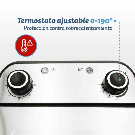Friteuse Grunkel Maxi Fry Pro Venster 4,2L 3000W Inox Timer Geurfilter