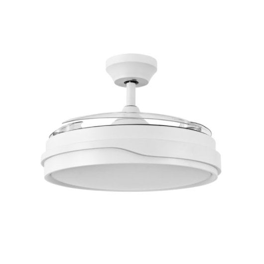 Iluminashop 350494 Ventilador de Techo LED Verano e Invierno con Mando a Distancia 72W Blanco