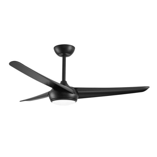 Iluminashop 335270 Ventilador de Techo LED Verano e Invierno con Mando a Distancia 24W Negro
