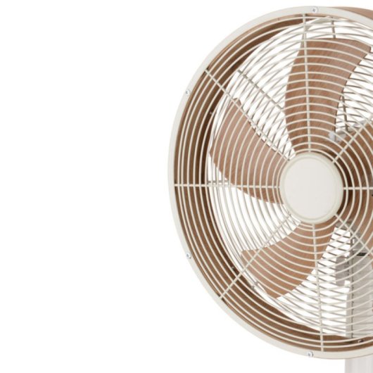Iluminashop 349561 Ventilador de Sobremesa 45W Blanco/Haya