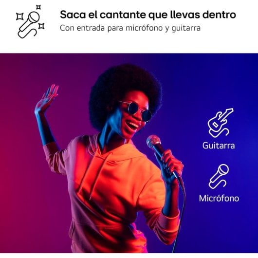 LG XBOOM XL9T La Bestia Altavoz Inalámbrico con Funciones DJ y Karaoke Iluminación LED