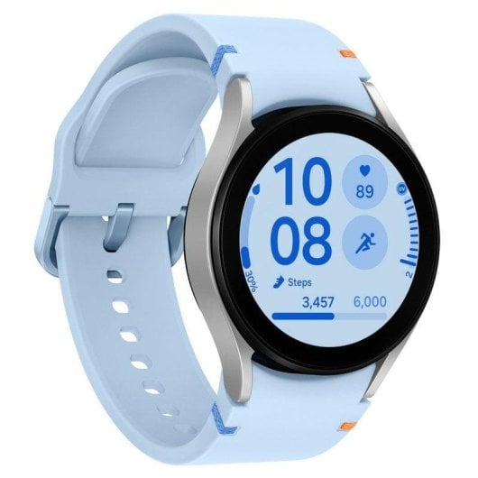 Samsung Galaxy Watch FE Bluetooth GPS NFC 40mm Super AMOLED Prata Resistência Água 5ATM
