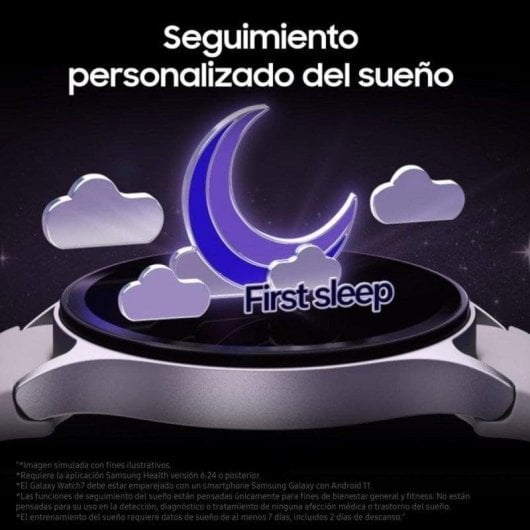 Samsung Galaxy Watch7 Bluetooth GPS NFC 44mm AMOLED Verde M/L Resistenza Acqua 5ATM+IP68