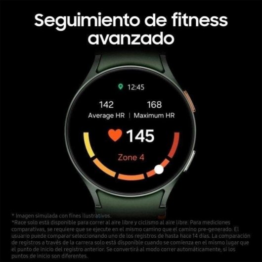 Samsung Galaxy Watch7 Bluetooth GPS NFC 44mm Verde M/L Resistência 5ATM SpO2