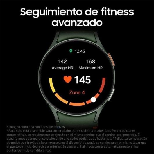 Samsung Galaxy Watch7 Bluetooth GPS 40mm AMOLED Creme S/M Resistência Água 5ATM+IP68