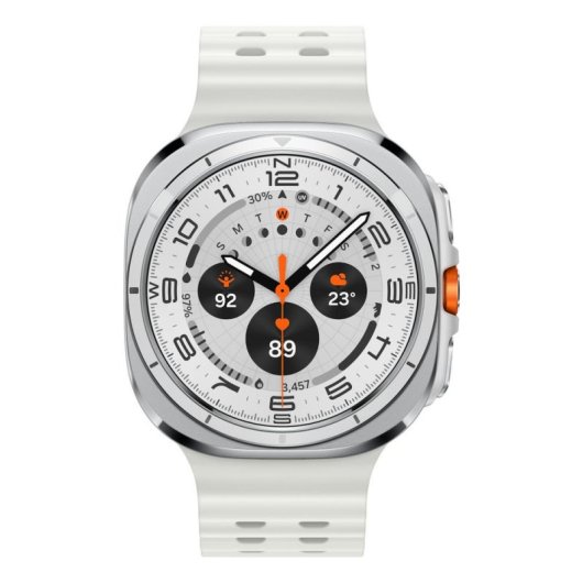 Samsung Galaxy Watch Ultra LTE GPS 47mm AMOLED Bianco Taglia Unica Resistenza Acqua 10ATM+IP68