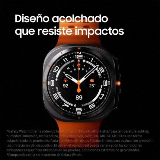 Samsung Galaxy Watch Ultra LTE GPS 47mm AMOLED Bianco Taglia Unica Resistenza Acqua 10ATM+IP68
