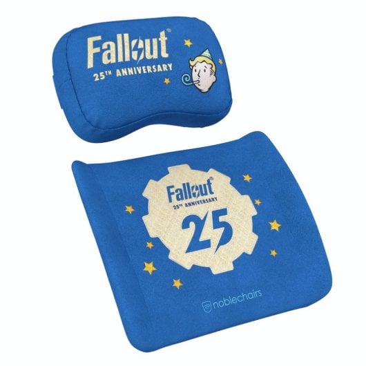 Noblechairs Memory Foam Set de Almohadas para Sillas EPIC, ICON y HERO Fallout 25th Anniversary Edition