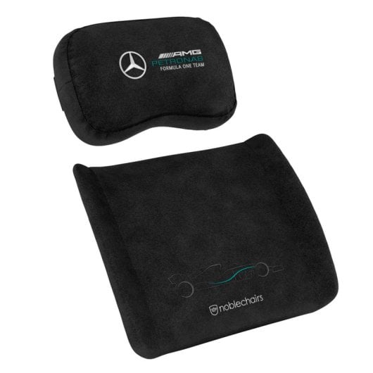 noblechairs Mercedes-AMG Petronas F1 Team Ensemble de coussins Noir 2 pièce(s)