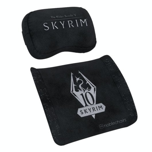 Noblechairs Skyrim Set de Almohadas para Sillas EPIC, ICON y HERO Negro