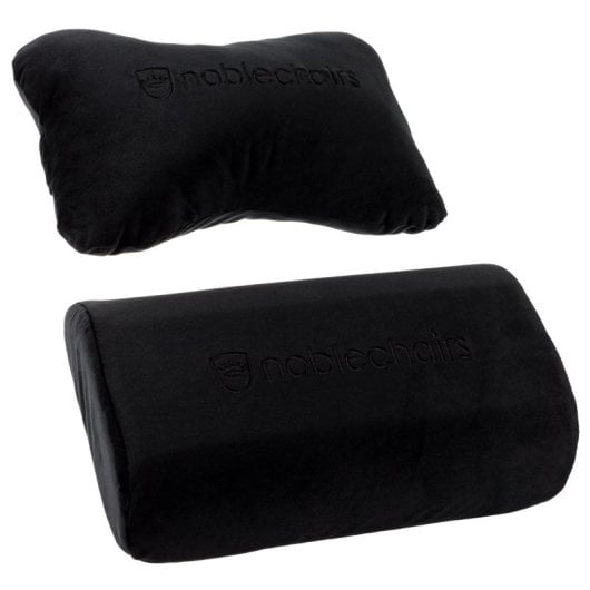 Noblechairs Cushion Set de Almohadas para Sillas EPIC, ICON y HERO Negro