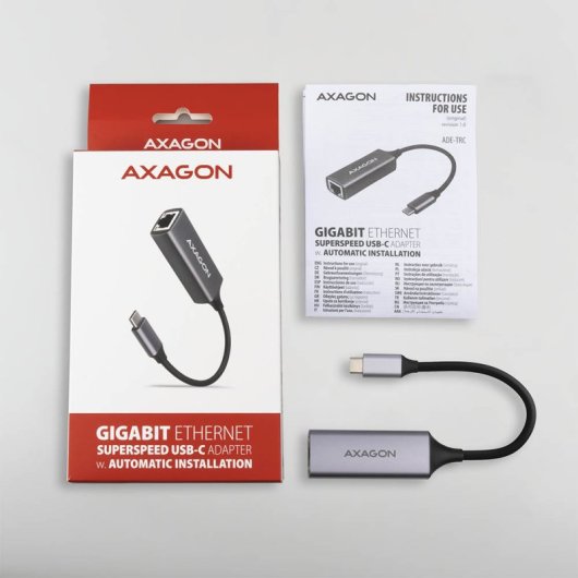 Scheda di rete Ethernet Axagon ADE-TRC e adattatore 5000 Mbit/s