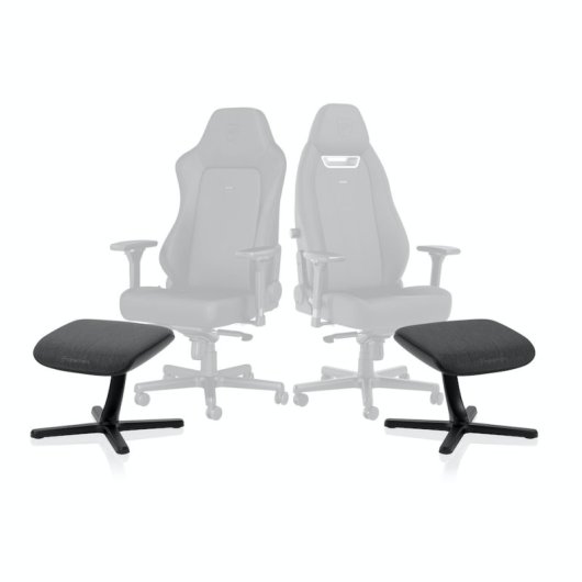 Noblechairs Footrest 2 Reposapies de Tela Negro