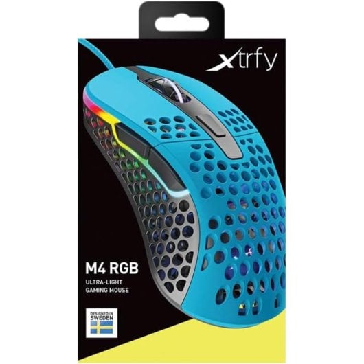 Mouse da gioco CHERRY XTRFY M4 RGB mano destra USB tipo A ottico 16000 DPI