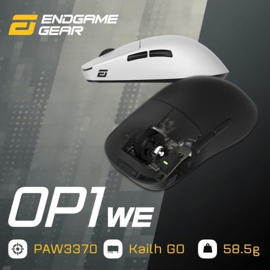Endgame Gear OP1we mouse da gioco destro USB tipo A ottico 19000 DPI