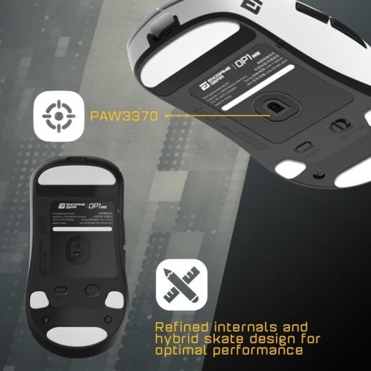 Endgame Gear OP1we mouse da gioco destro USB tipo A ottico 19000 DPI