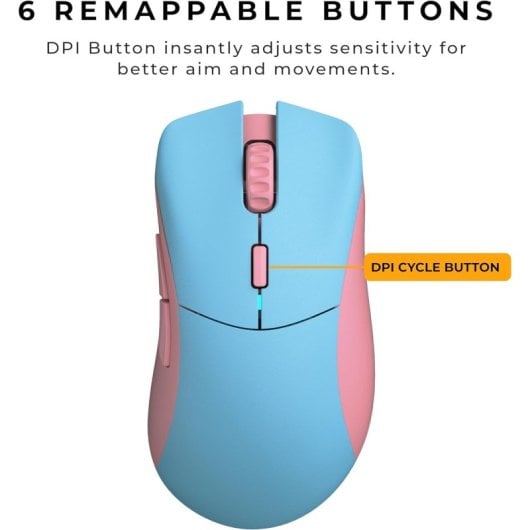 Glorious Modello D Mouse da gioco Mano destra RF Wireless ottico 19000 DPI
