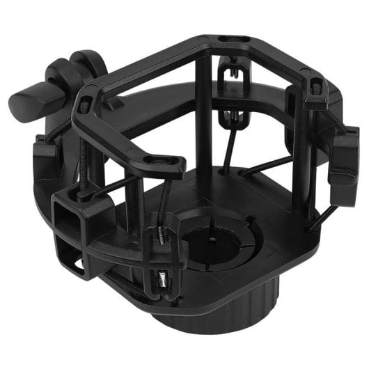 Streamplify MIC ARM Micrófono de Estudio Cardioide RGB con Brazo de Montaje Negro