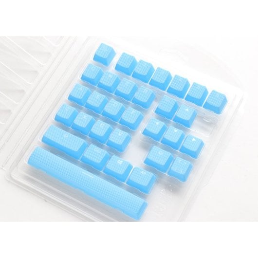 Ducky Rubber Keycap 31 Teclas ABS Compatible MX Cherry Double Shot Azul