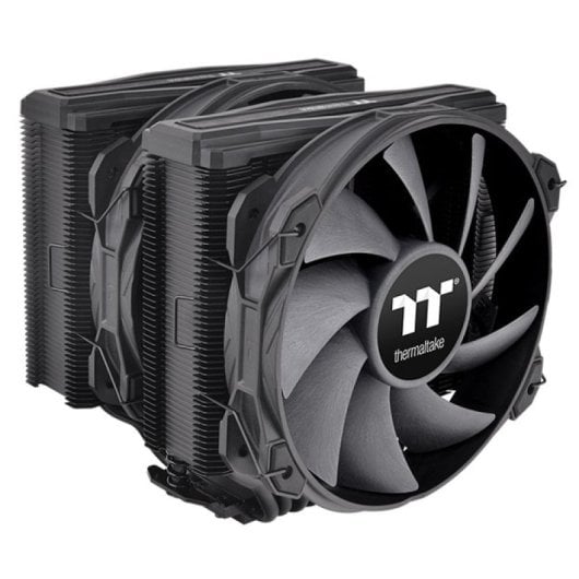 Thermaltake TOUGHAIR 710 Black 7 Pipes Doble Ventilador CPU 140mm Negro