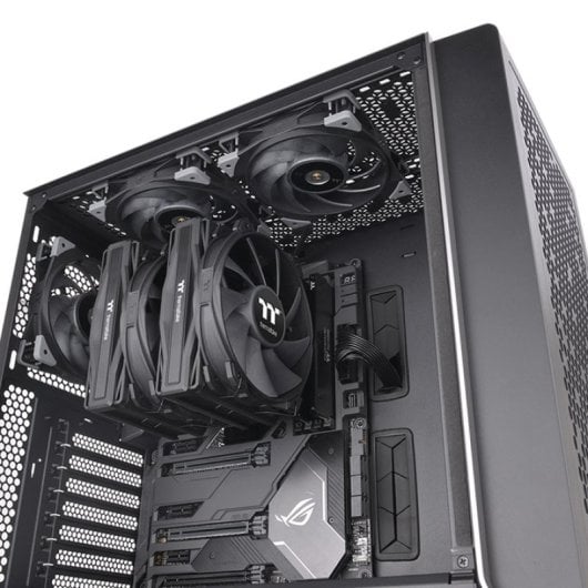 Thermaltake TOUGHAIR 710 Black 7 Pipes Doble Ventilador CPU 140mm Negro