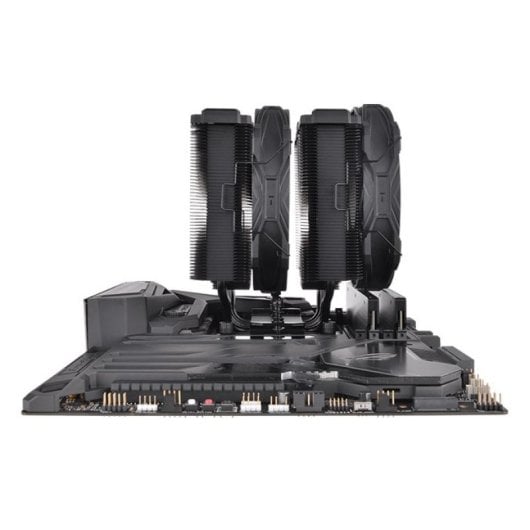 Thermaltake TOUGHAIR 710 Black 7 Pipes Doble Ventilador CPU 140mm Negro