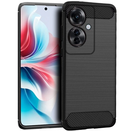 Custodia Cool Black Charcoal per Oppo Reno 11F 5G