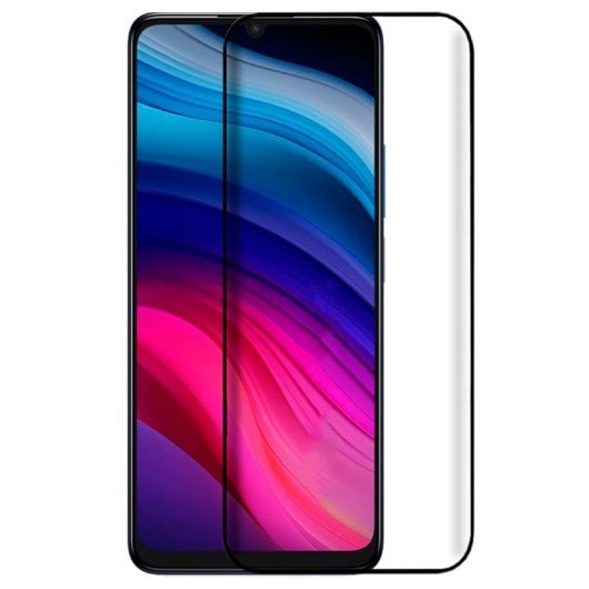 Cool Protector de Pantalla Cristal Templado FULL 3D Negro para TCL 505
