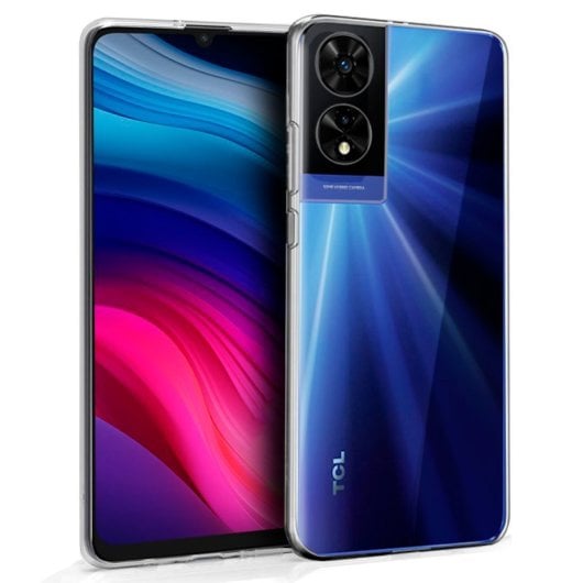 Cool Capa de Silicone Transparente para TCL 505