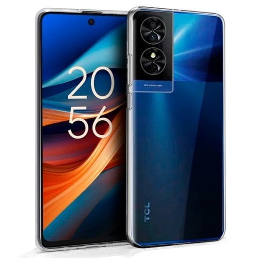 Cool Capa de Silicone Transparente para TCL 50 SE