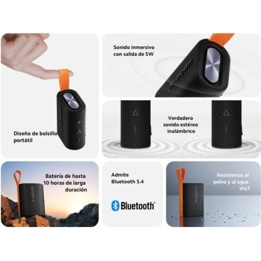Haut-parleur Bluetooth portable Xiaomi Sound Pocket 5W noir