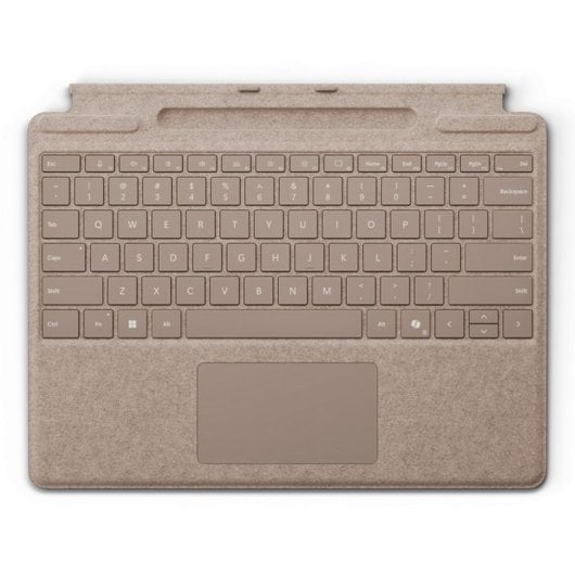 Microsoft Teclado para Surface Pro con Almacenamiento de Lápiz Español QWERTY Duna