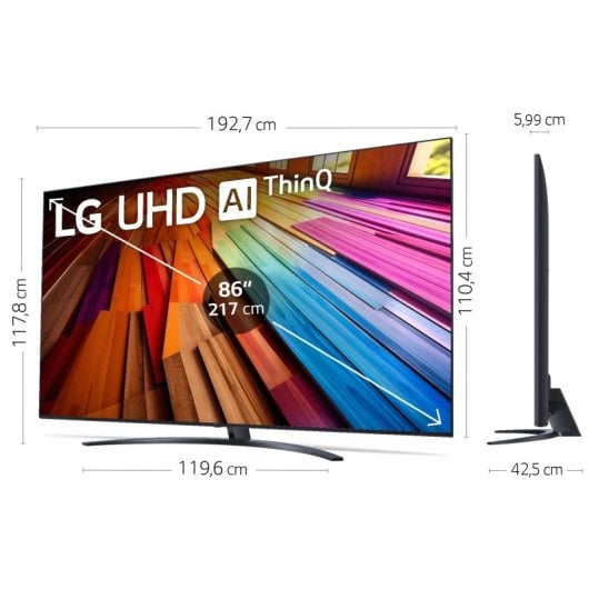 LG 86UT81006LA 86" LED UltraHD 4K HDR10 WebOS