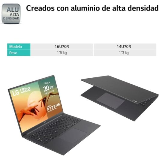 LG Ultra 16UD70R-G.AX56B AMD Ryzen 5 7530U/16GB/512GB SSD/16"