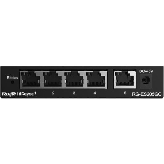 Ruijie Networks RG-ES205GC Netzwerk-Switch Managed L2 Gigabit Ethernet (10/100/1000) Schwarz
