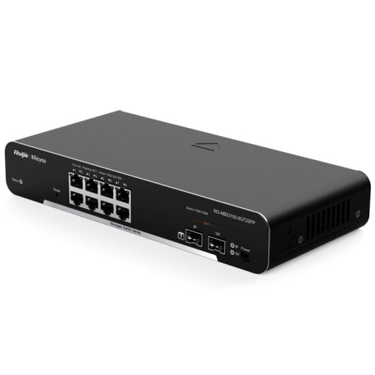 Ruijie Networks RG-NBS3100-8GT2SFP commutateur réseau Géré L2 Gigabit Ethernet (10/100/1000) Noir
