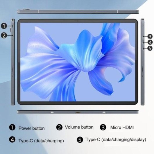 Tablet Lipa Jumper V12 WiFi 12,2" 12GB 256GB Negro