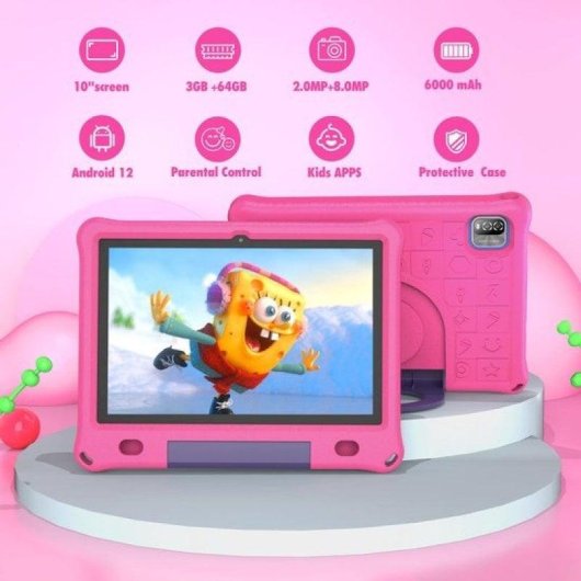 Tablet Lipa WQ01 WiFi 10,1" 3GB 64GB Rosa