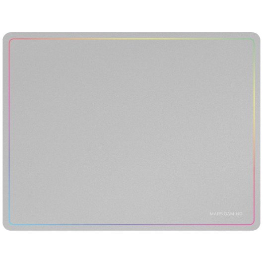 Mars Gaming MCP124 Combo 3 en1 Teclado LED RGB + Ratón RGB 3200 DPI + Alfombrilla, Portugués, Blanco